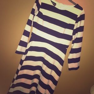 Black & White Striped Dress
